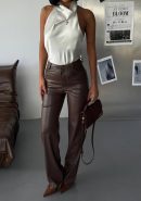 Панталон "Leather Brown"