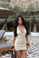 Beige Boornun Dress